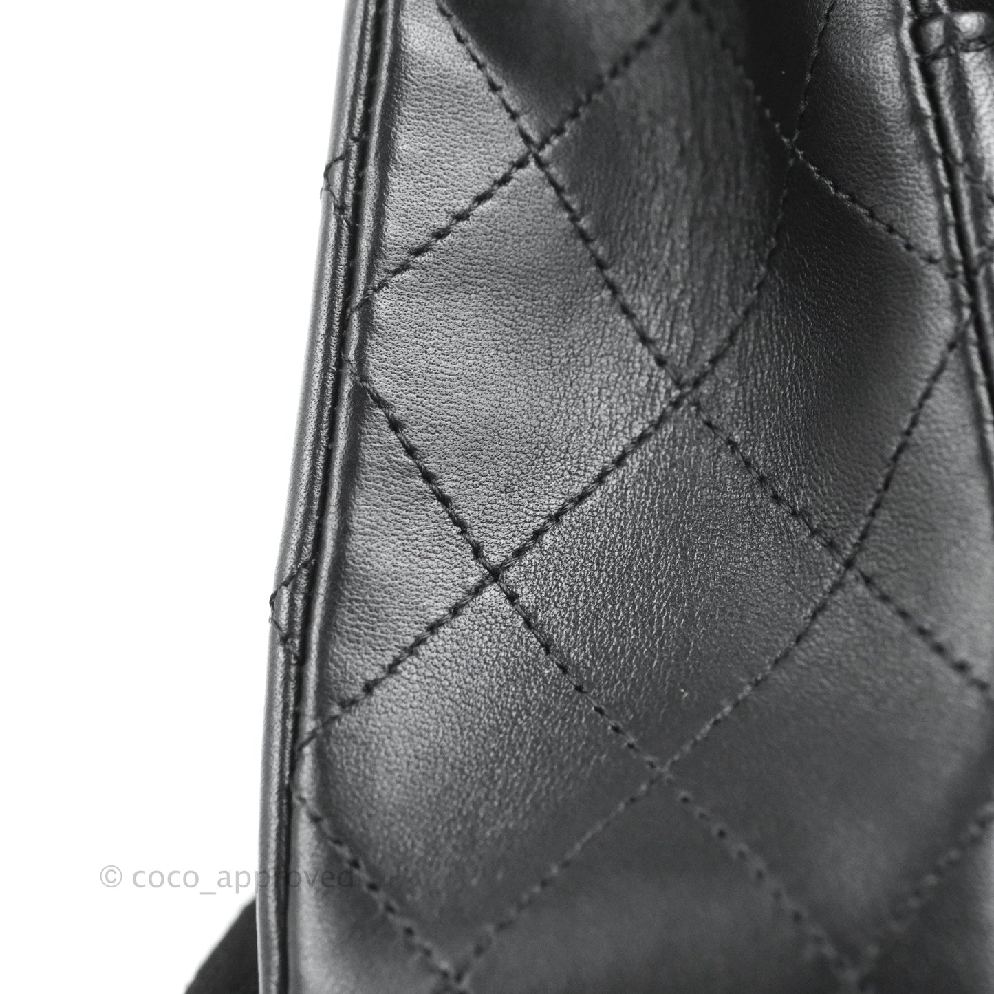 Chanel Small Classic Quilted Flap Black Lambskin Gold Hardware