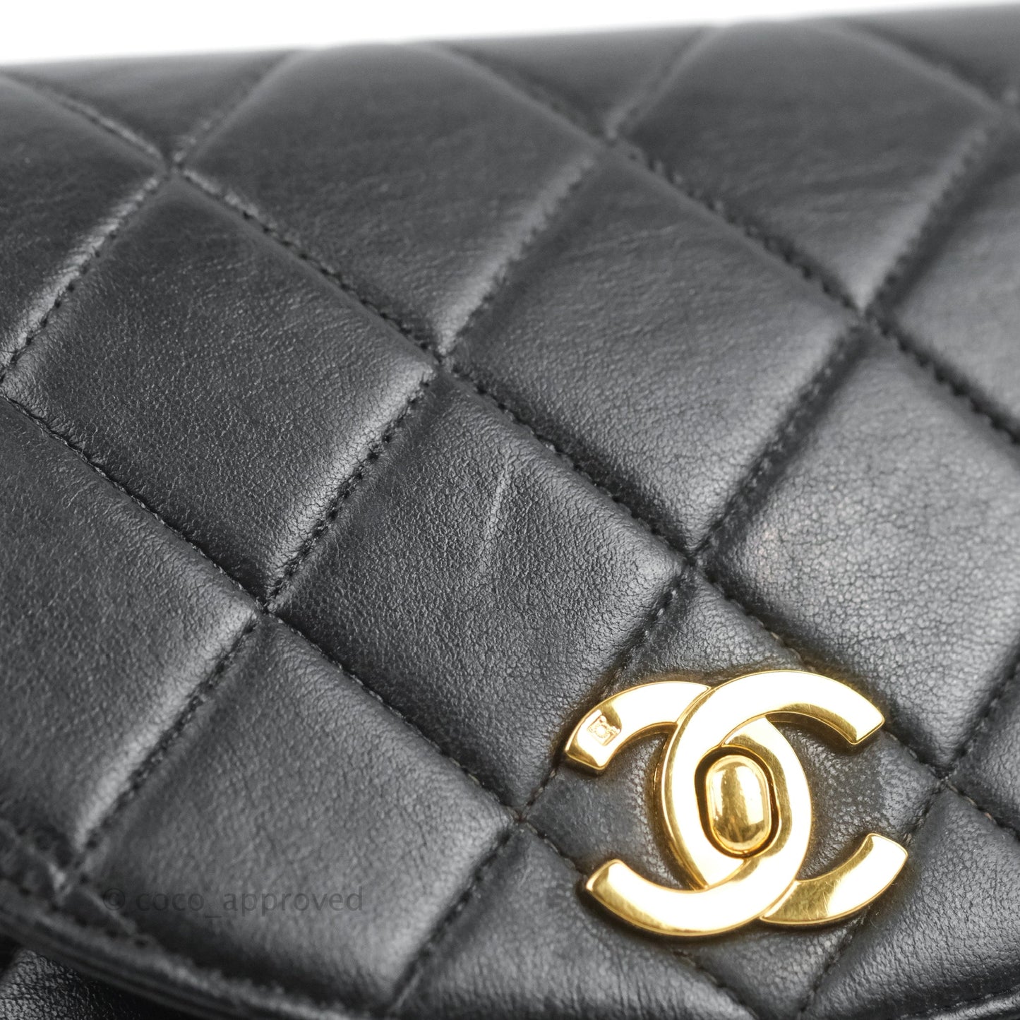 Chanel Vintage CC Duma Backpack Black Lambskin 24K Gold Hardware