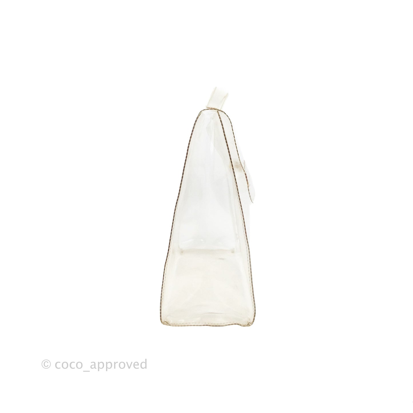 Hermès Vinyl Kelly Beach Bag Gold Hardware