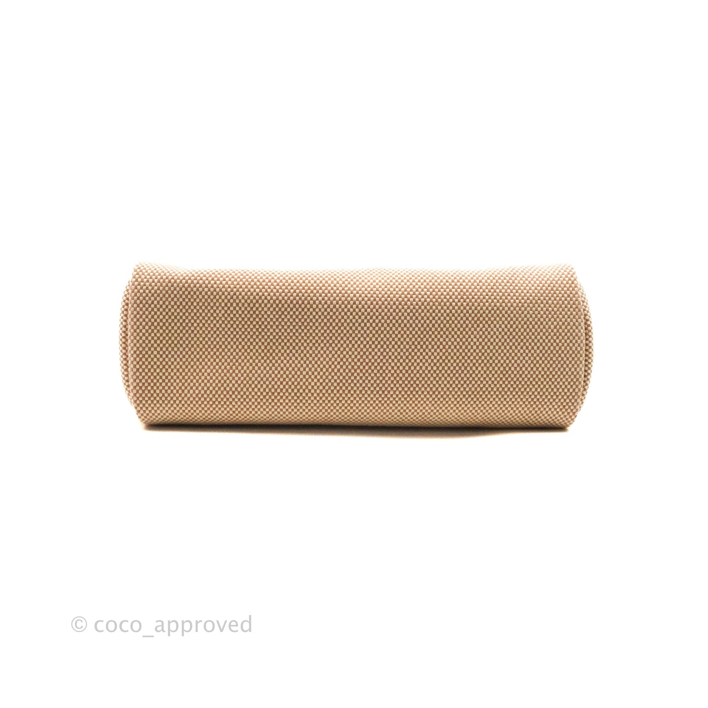 Hermès Herbag Zip 31 Retourne Criss Viking Ecru-Beige/Fauve Canvas Gold Hardware