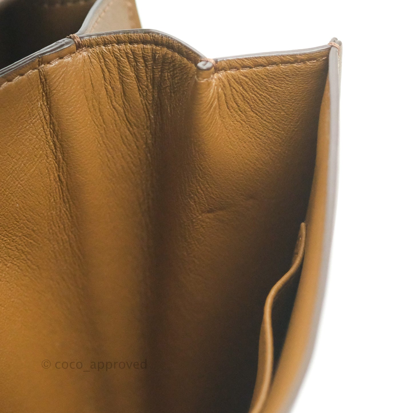 Celine Medium Classic Box Flap Caramel Smooth Calfskin