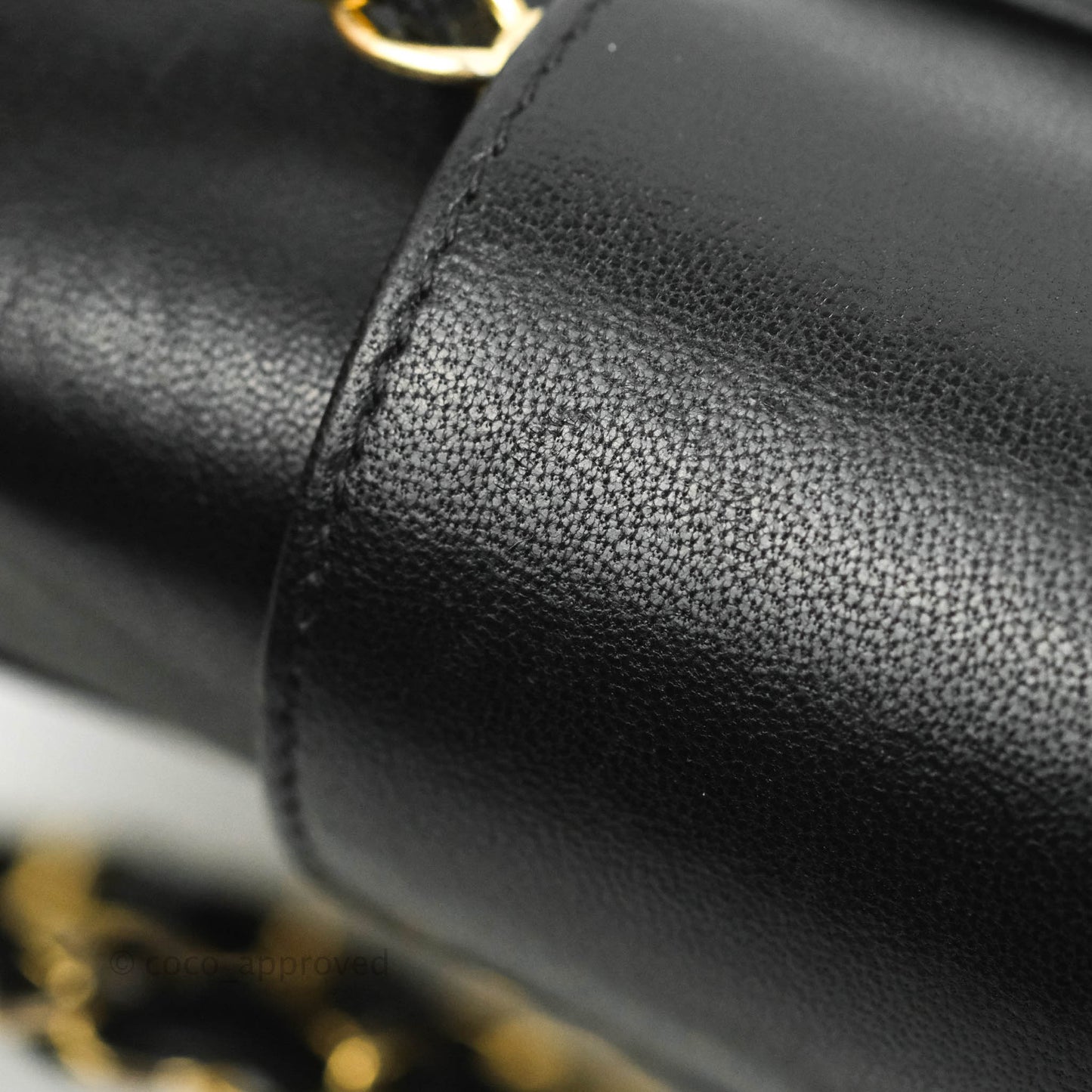 Chanel Mini Collar and Tie Flap Bag Chevron Sheepskin Aged Gold Hardware