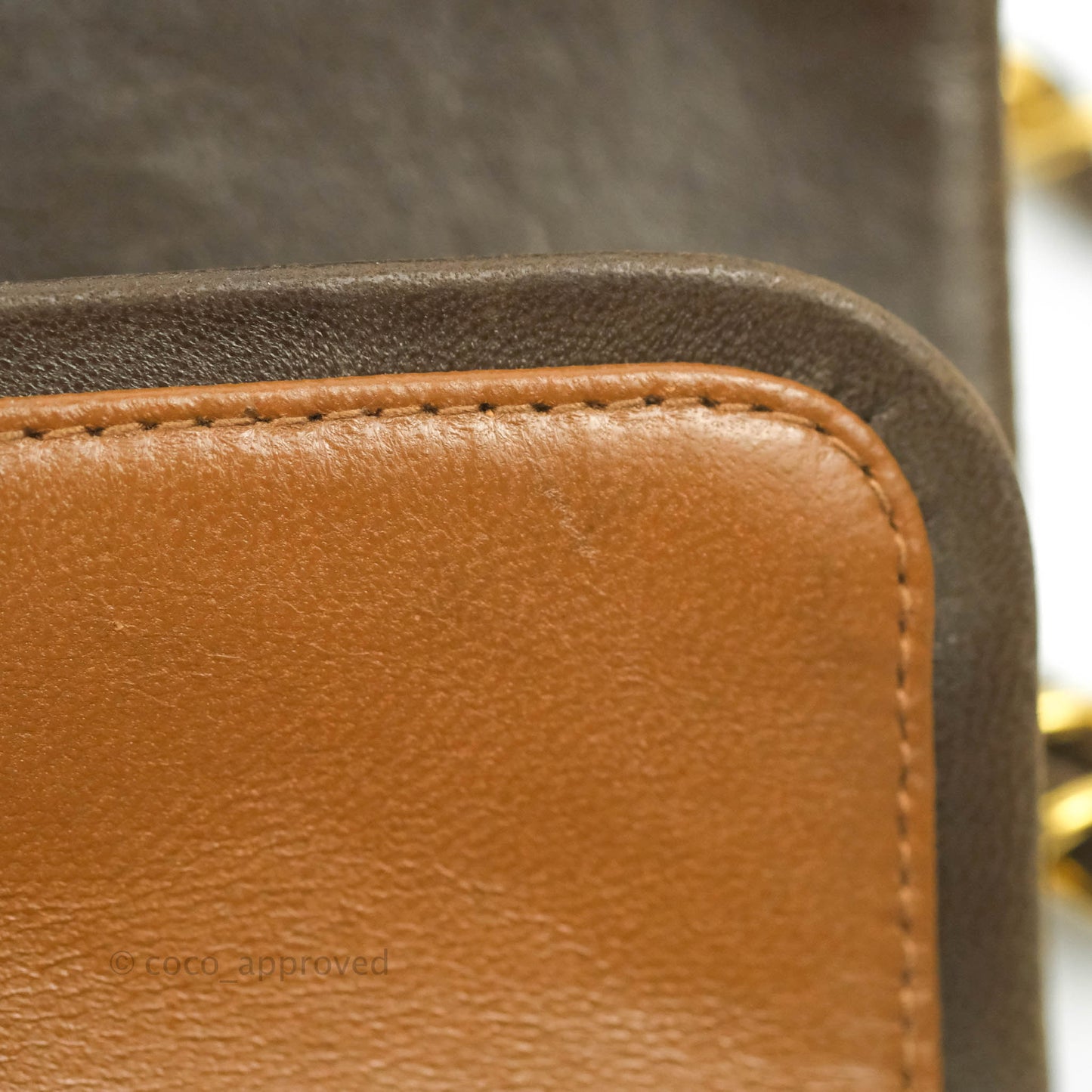 Chanel Classic Vintage Small Flap Brown Lambskin 24K Gold Hardware