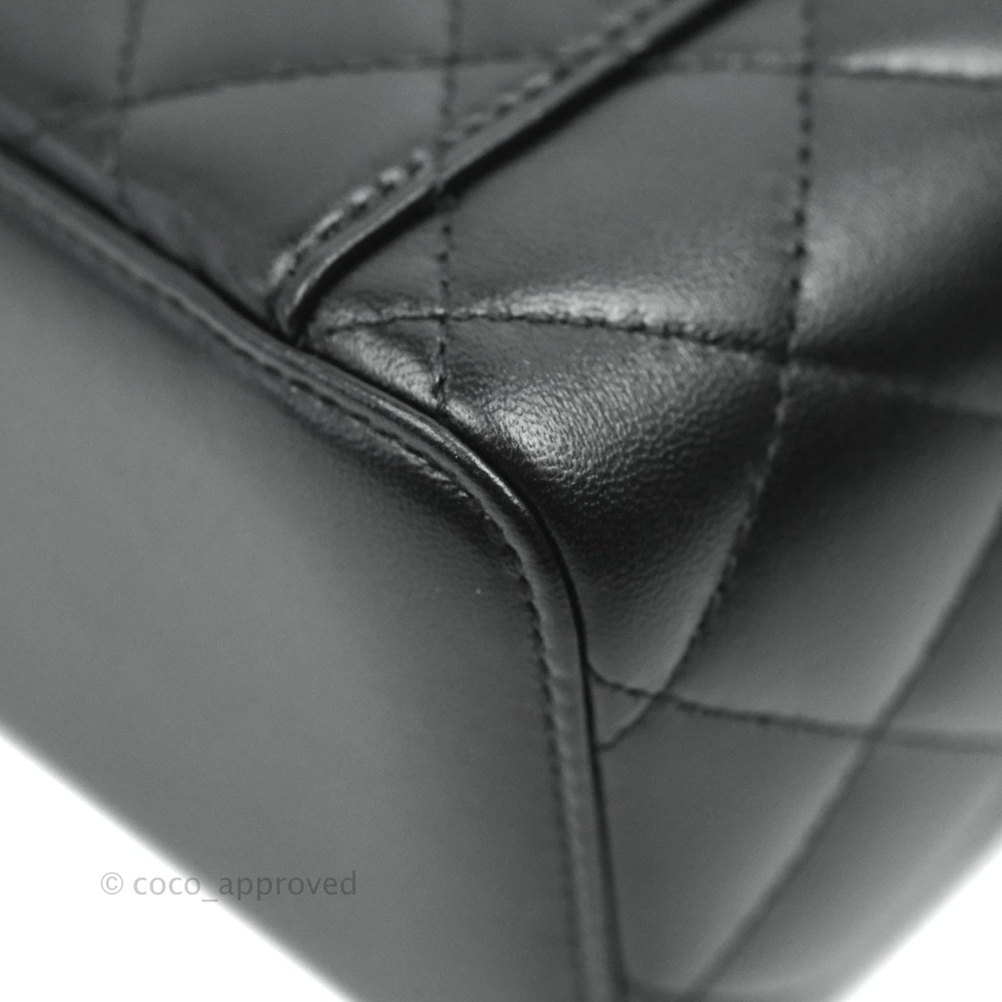 Chanel Vanity with Classic Chain Black Lambskin Gold Hardware
