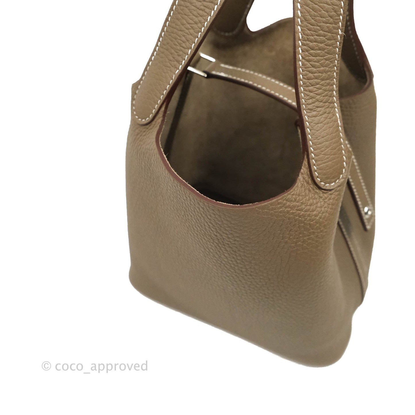 Hermès Picotin Lock 18 Etoupe Clemence Palladium Hardware