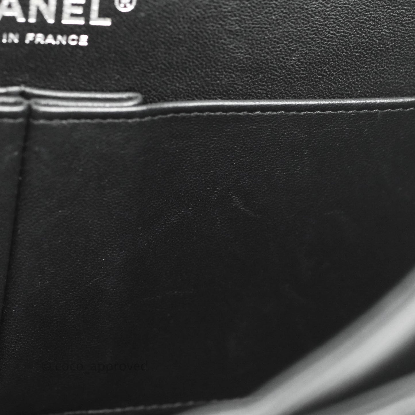 Chanel Classic Quilted M/L Medium Double Flap So Black Lambskin