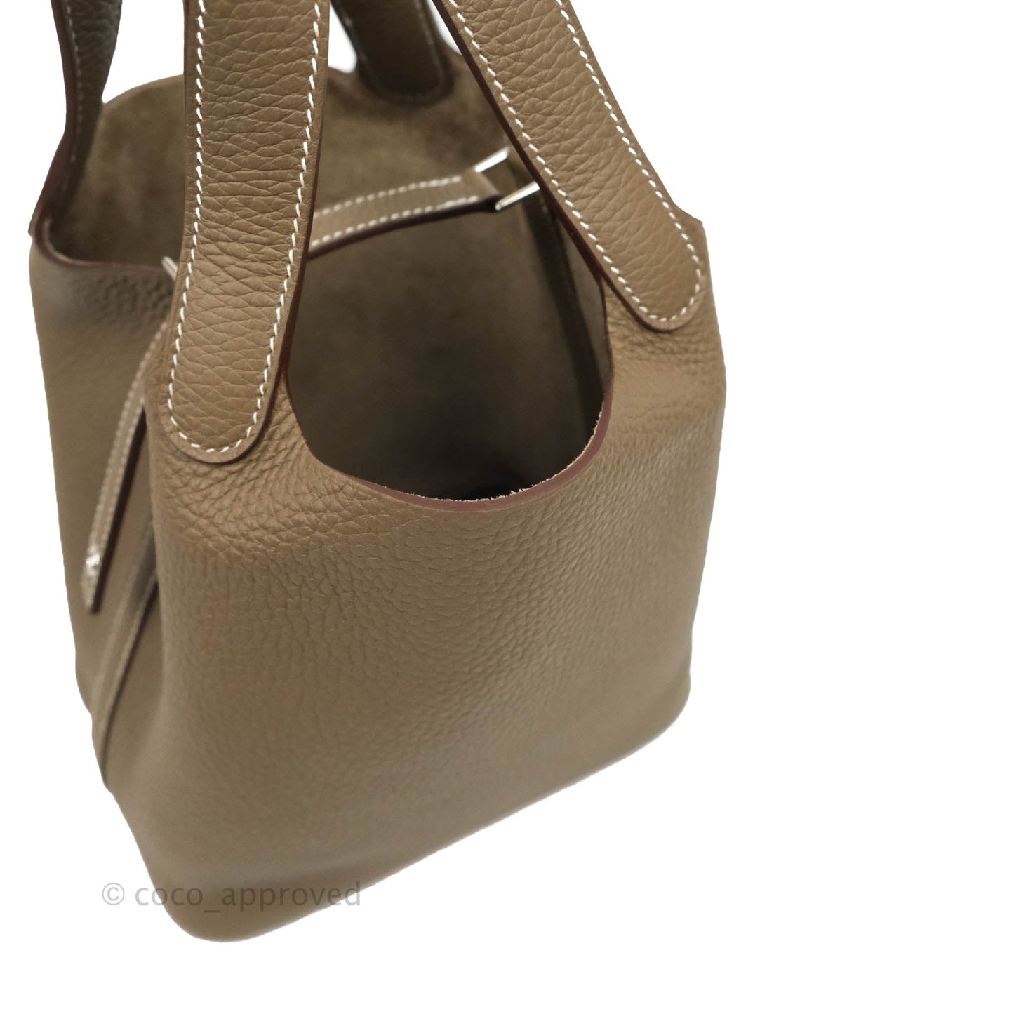 Hermès Picotin Lock 18 Etoupe Clemence Palladium Hardware