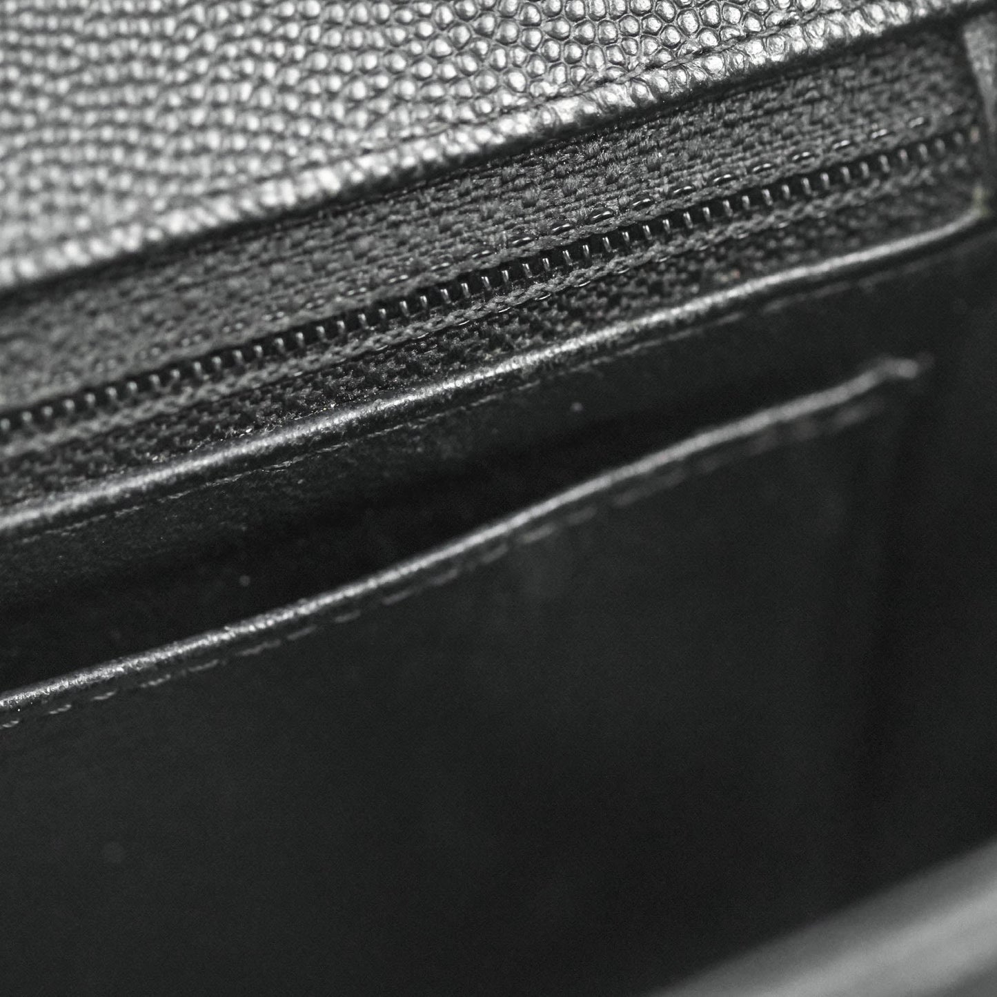 Chanel Classic Mini Rectangular Flap Black Caviar Silver Hardware