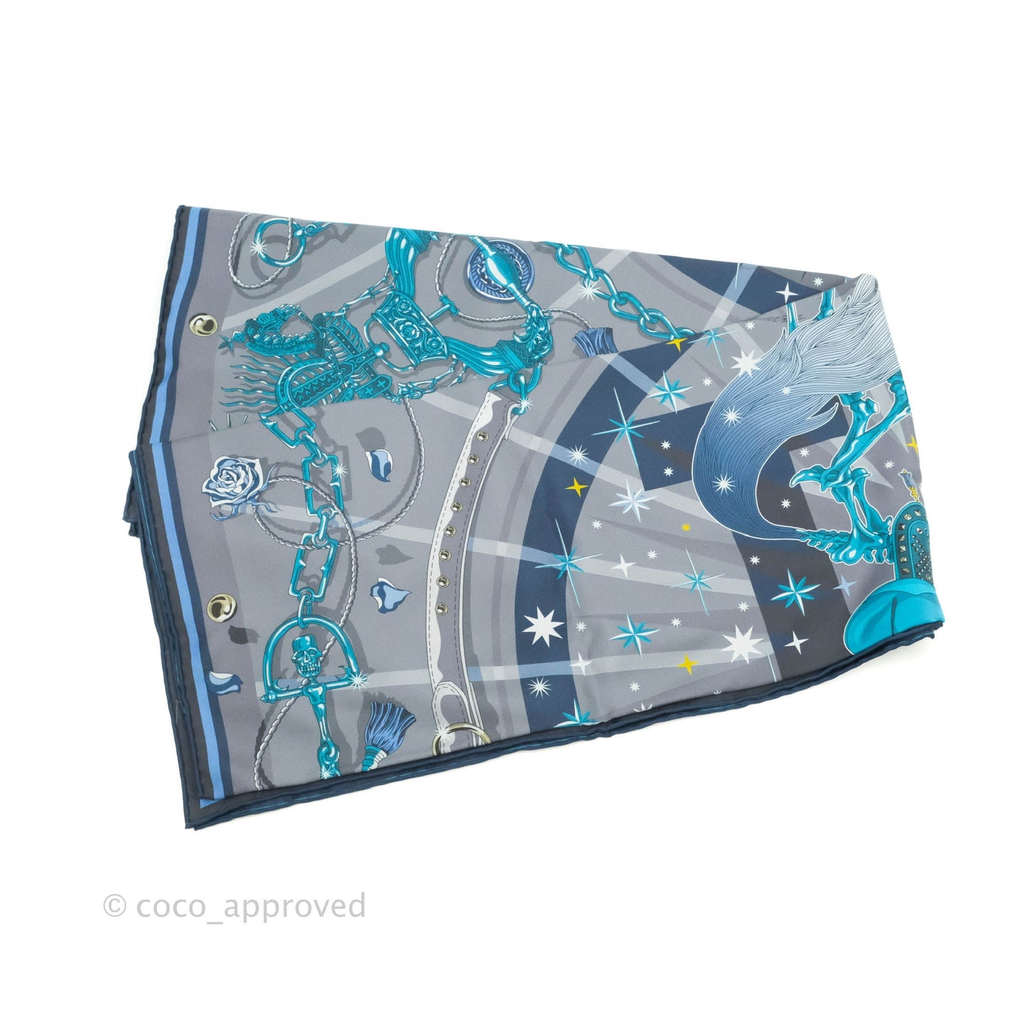 Hermès C'est la Fete Double Face Scarf 90