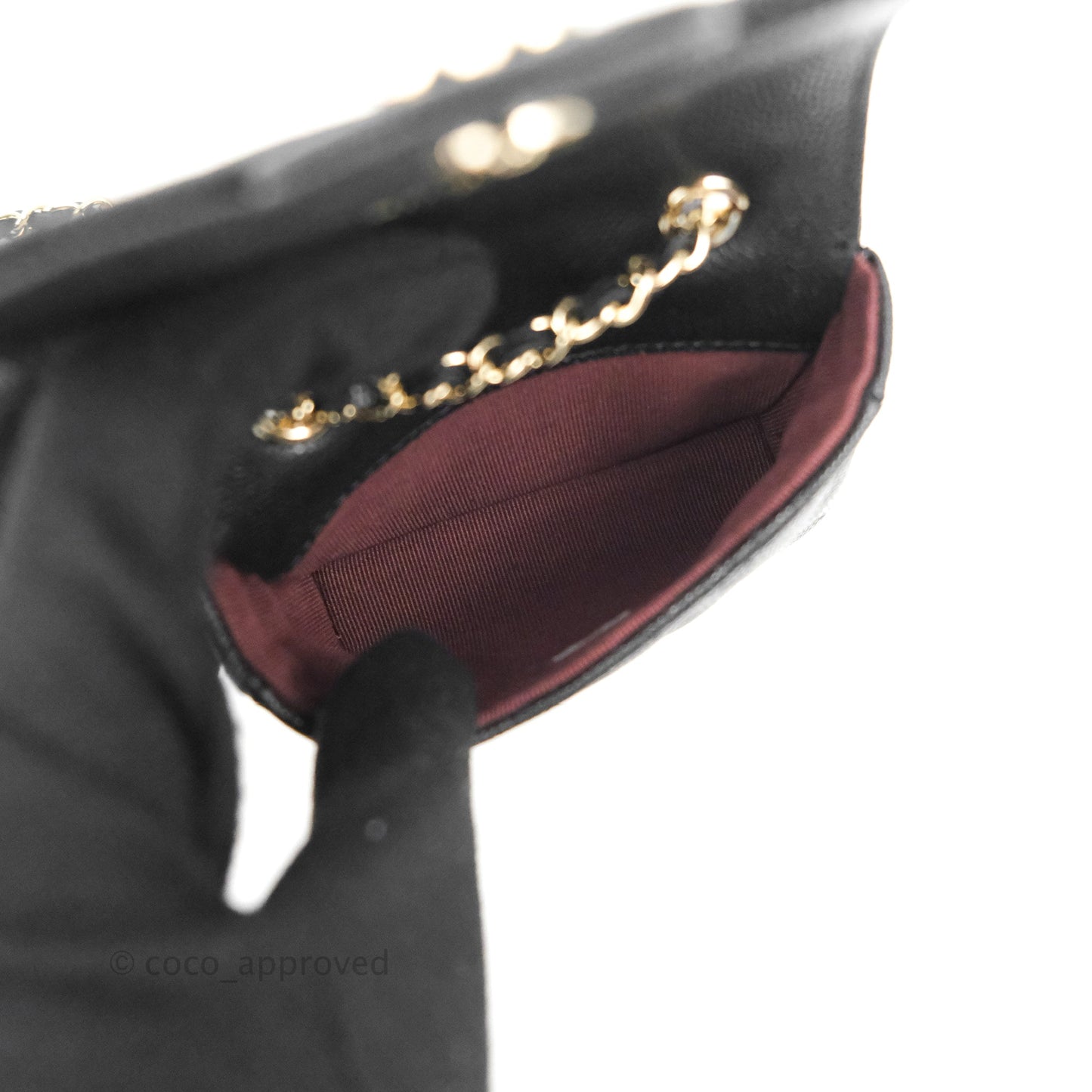 Chanel Classic Belt Bag Black Caviar Gold Hardware