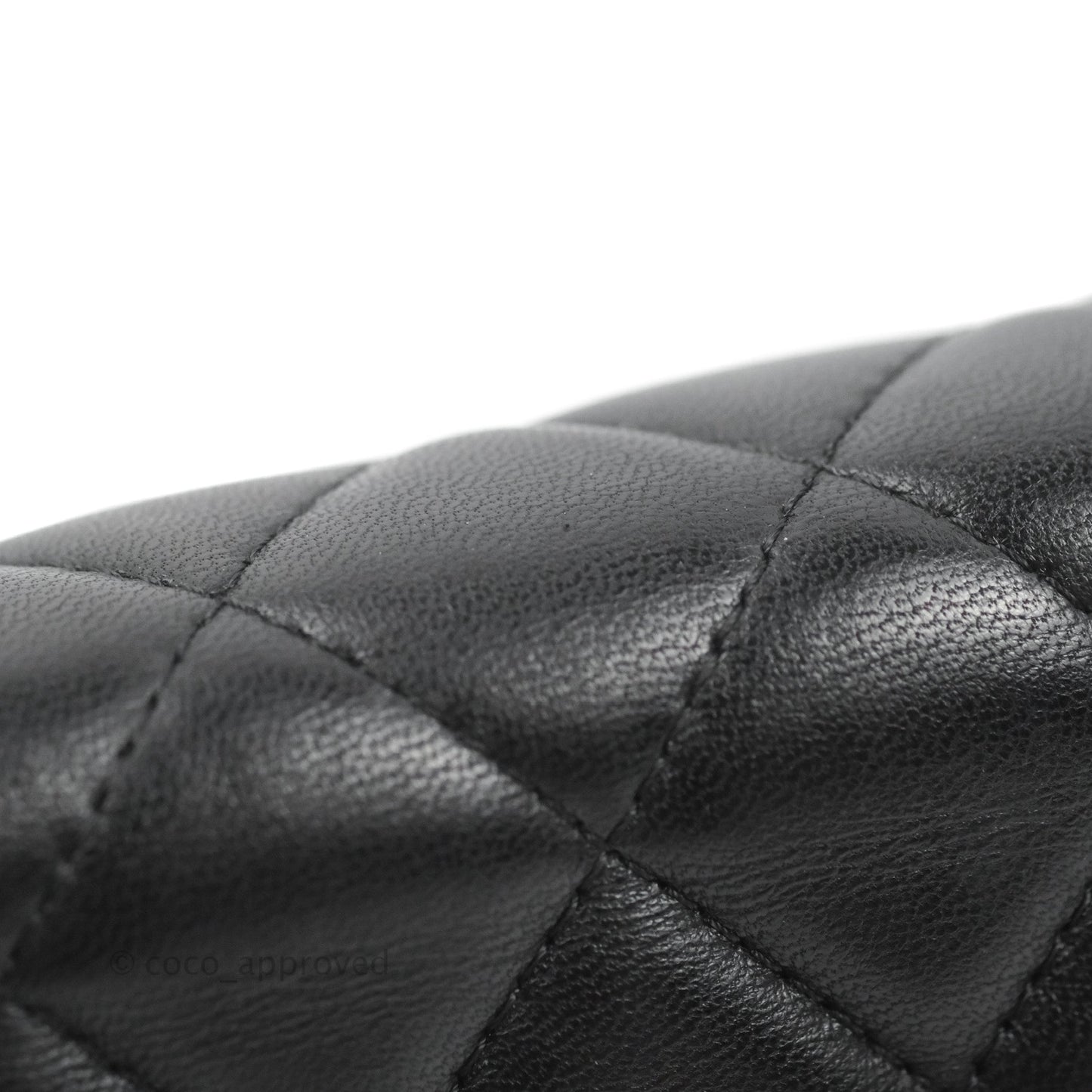 Chanel Quilted Classic Wallet on Chain WOC Black Lambskin Gold Hardware