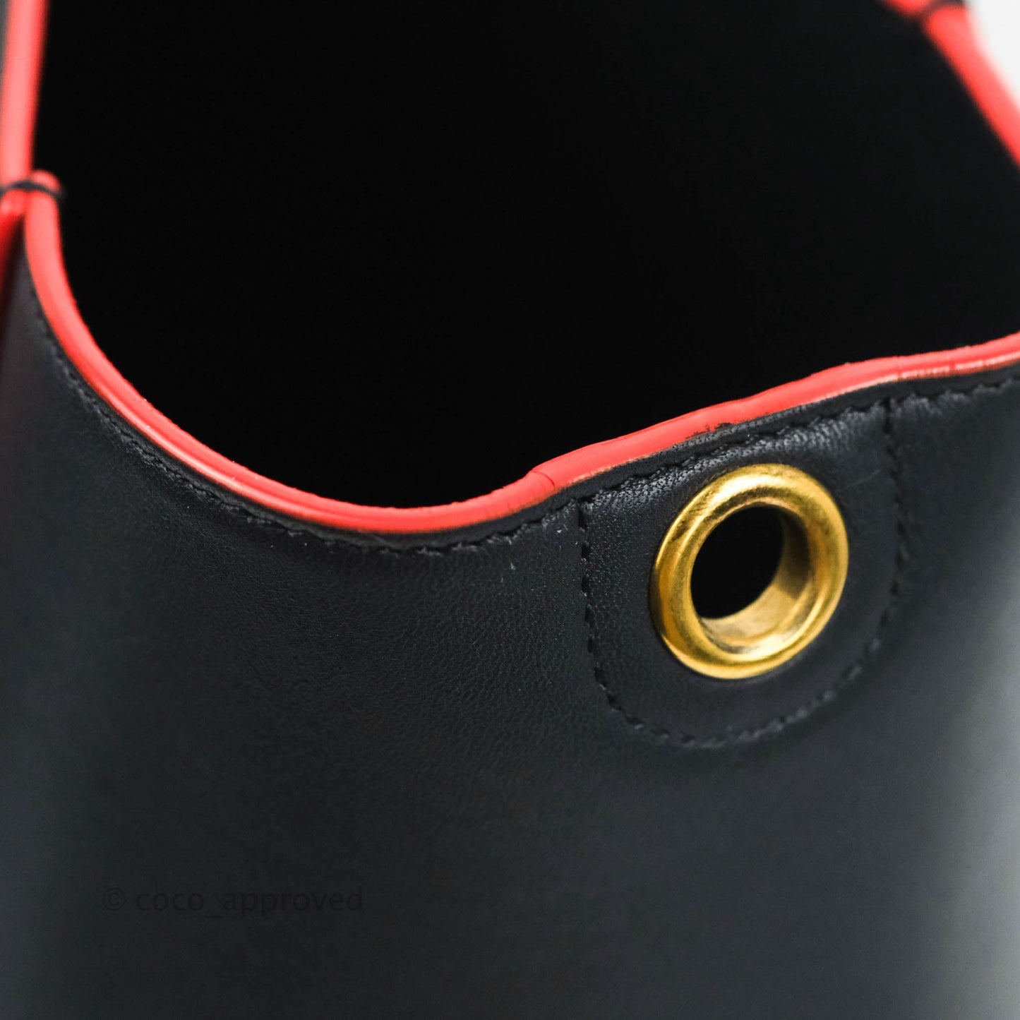 Celine Sangle Bucket Bag Navy Calfskin