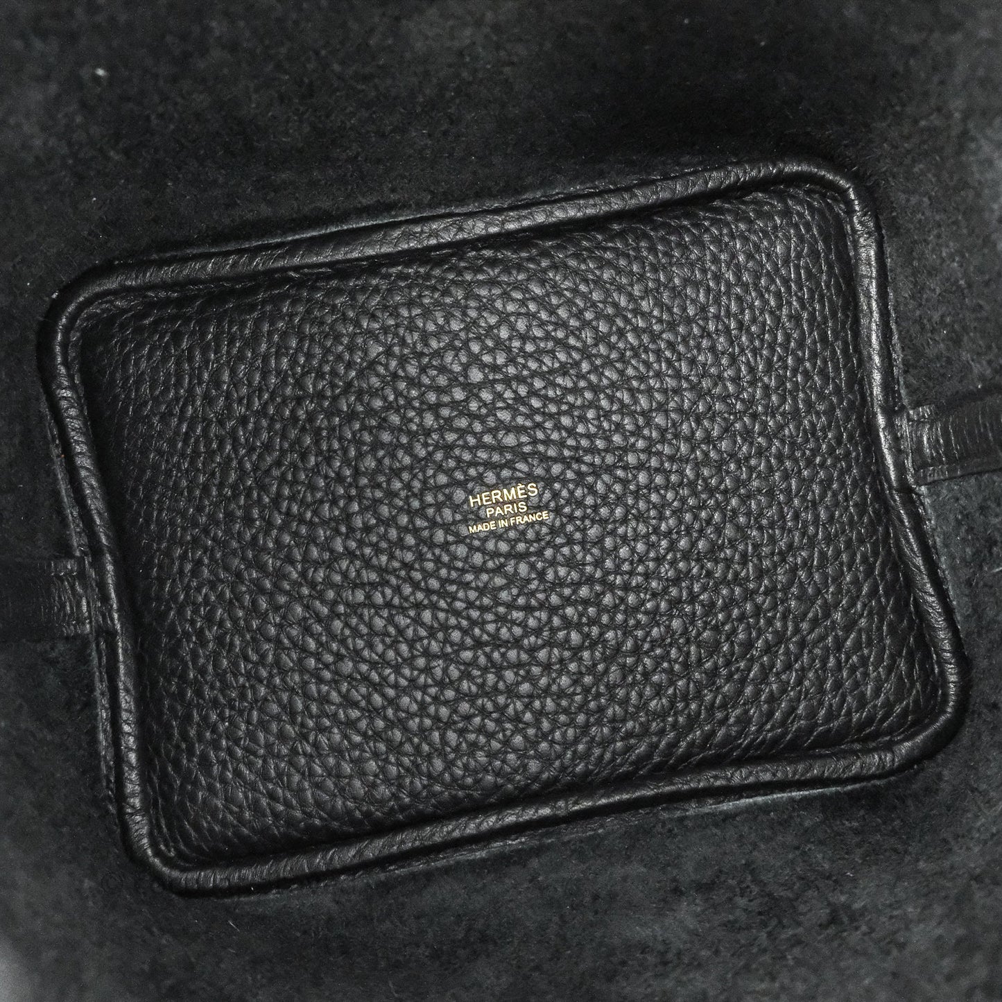 Hermès Picotin Lock 18 Black Clemence Gold Hardware