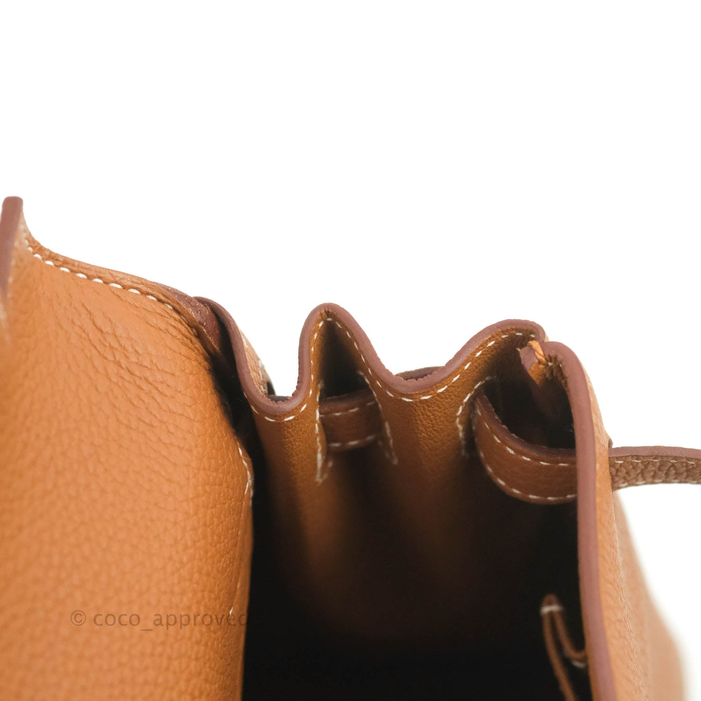 Hermès Retourne Kelly 25 Gold Togo Gold Hardware