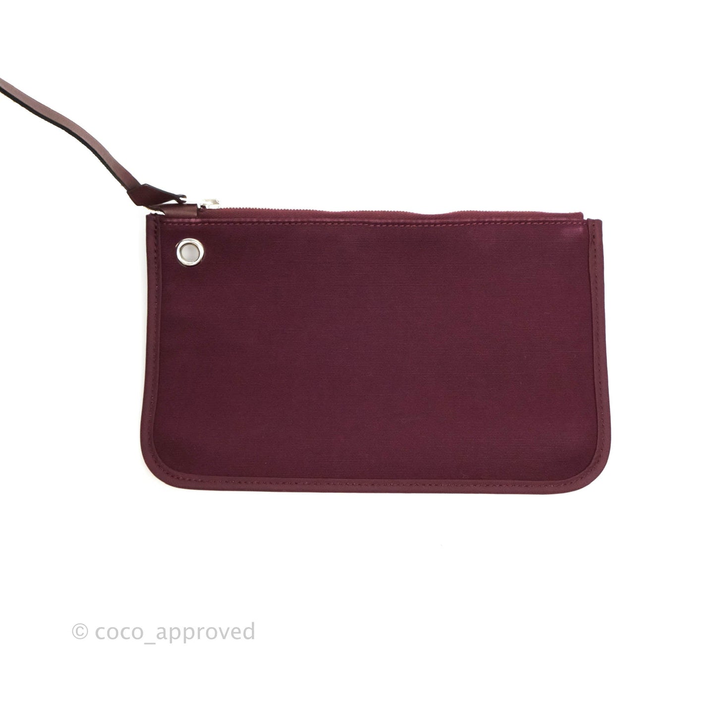 Hermès Herbag Zip 31 in Prune Hunter Cowhide & Canvas Palladium Hardware