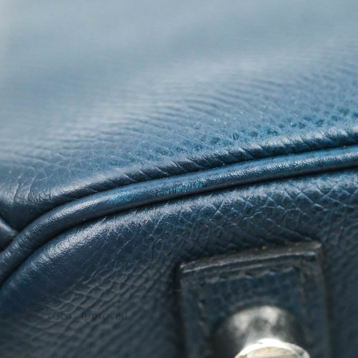 Hermès Birkin 30 Navy Epsom Silver Hardware