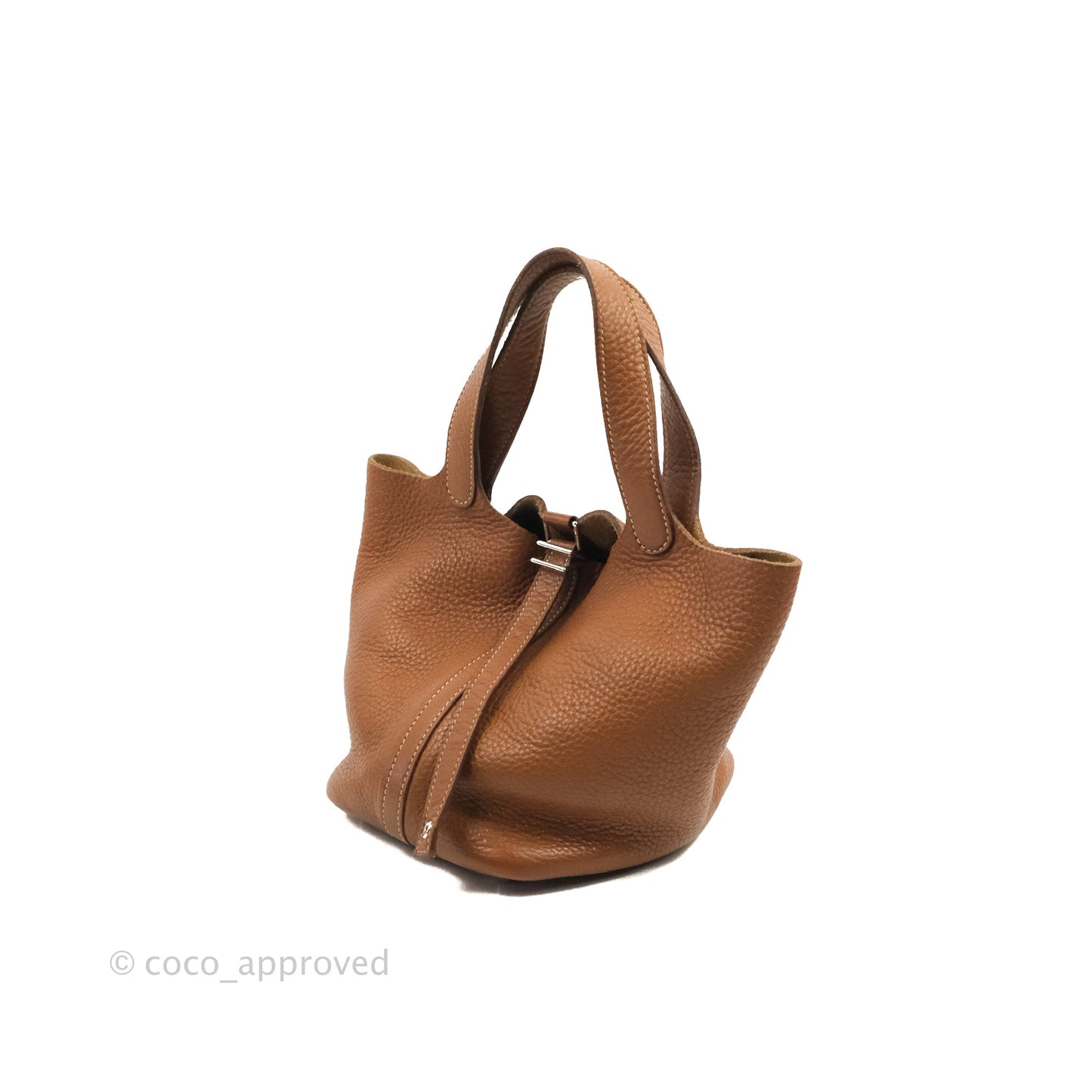 Hermès Picotin Lock 18 PM Gold Clemence Silver Hardware