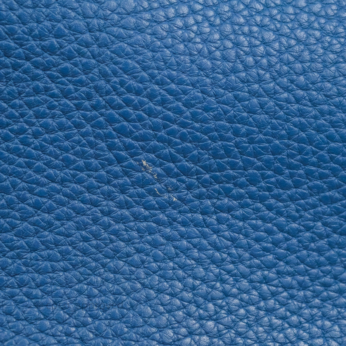 Hermes Victoria II 35 Bag Blue Paradis Clemence Palladium Hardware