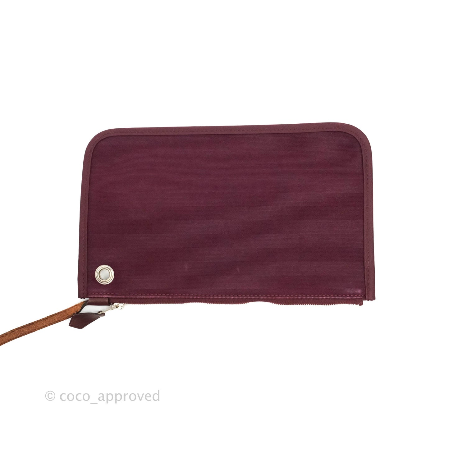 Hermès Herbag Zip 31 in Prune Hunter Cowhide & Canvas Palladium Hardware