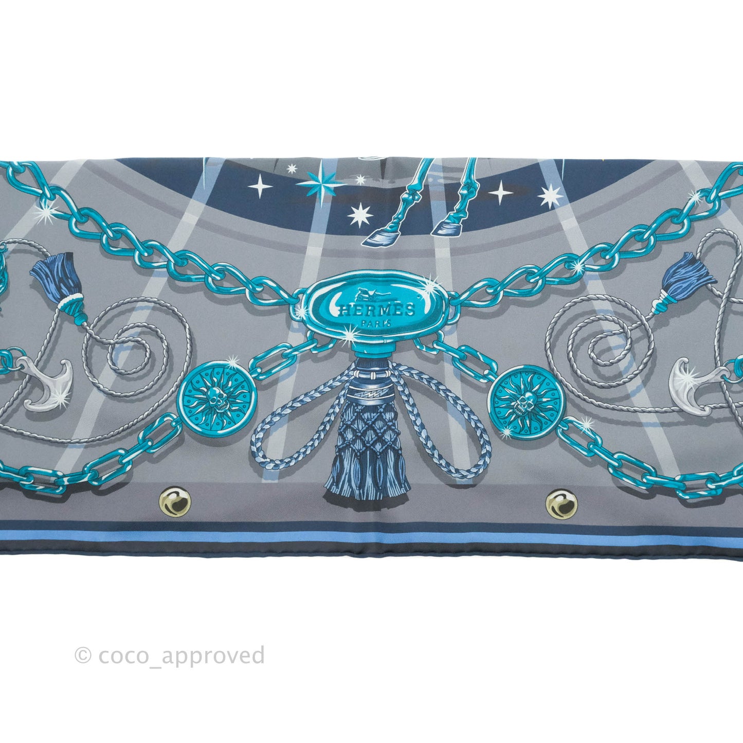 Hermès C'est la Fete Double Face Scarf 90