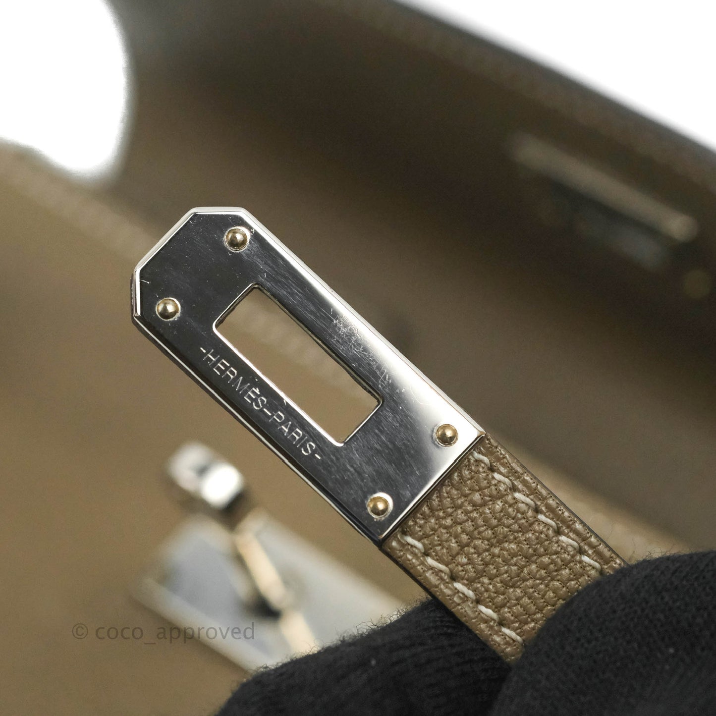 Hermès Kelly To Go Wallet Etoupe Chevre Mysore Palladium Hardware