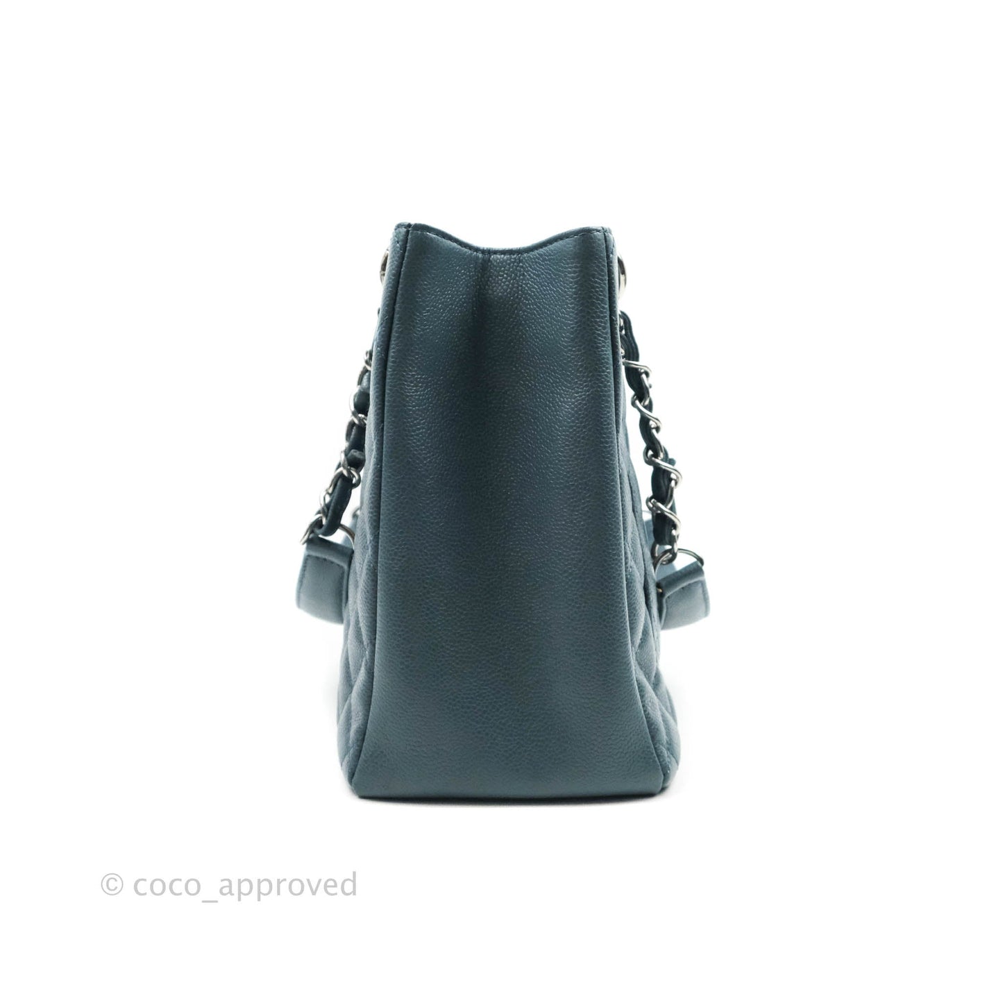Chanel GST Blue Caviar Silver Hardware