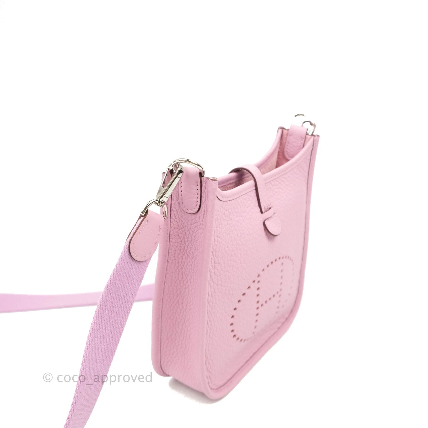 Hermès Mini Evelyne 16 Mauve Sylvestre Amazone