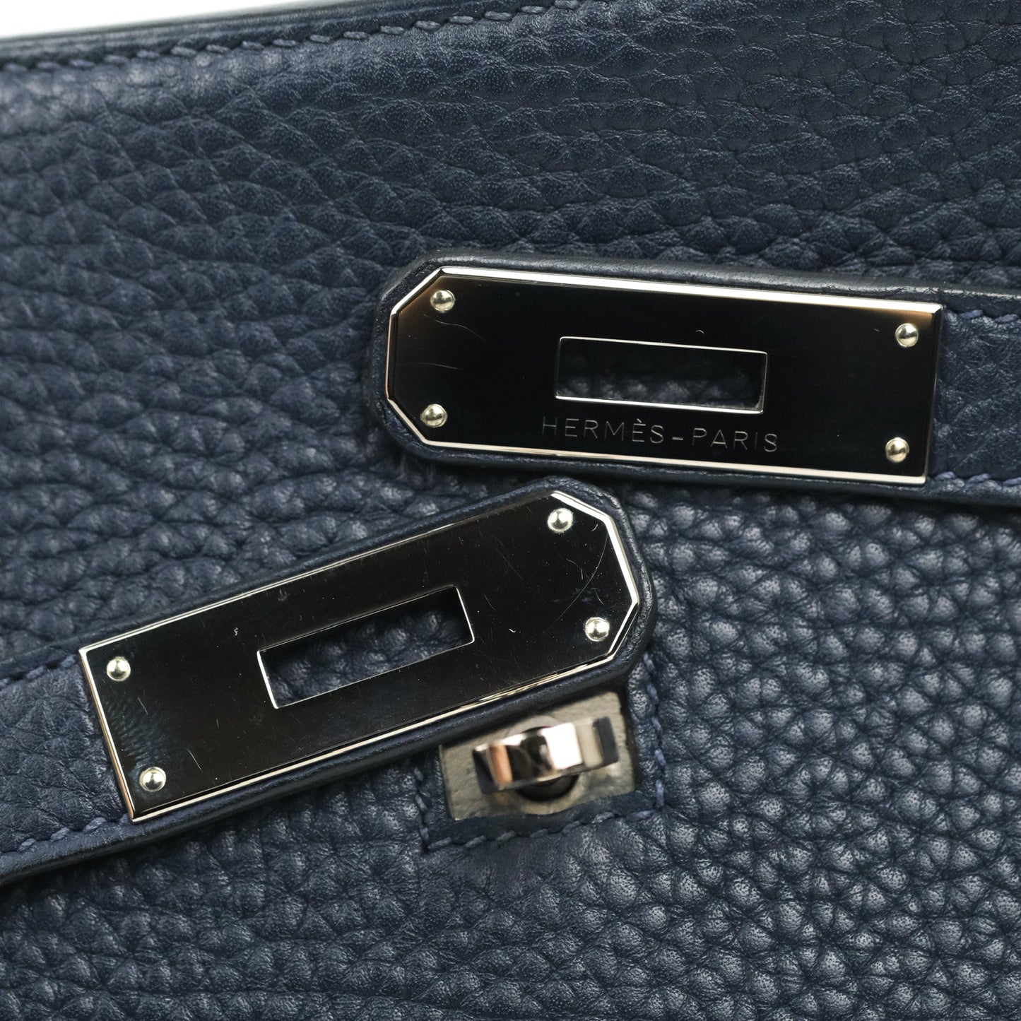 Hermes Jypsiere 28 Togo Midnight Blue Palladium Hardware