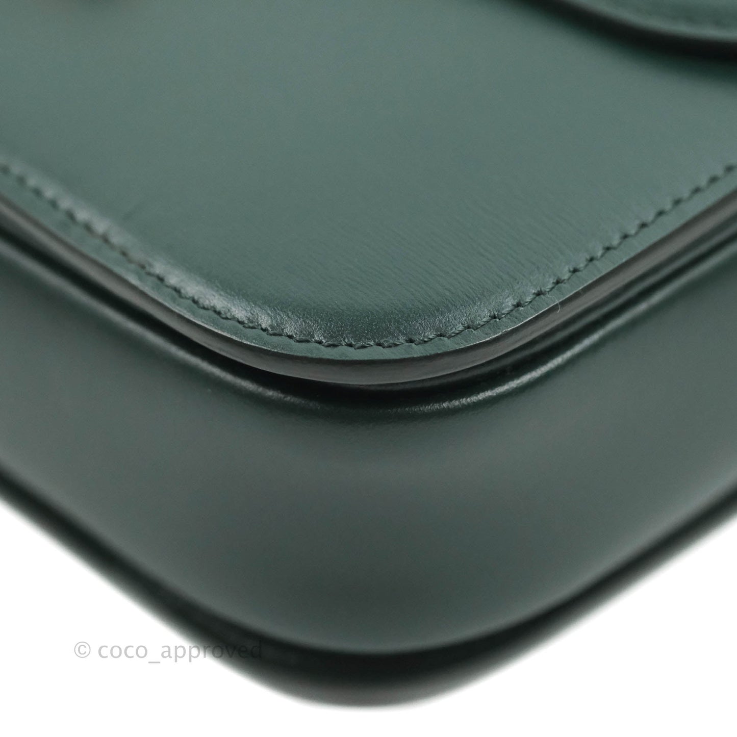 Celine Medium Triomphe Shiny Calfskin Amazone Green