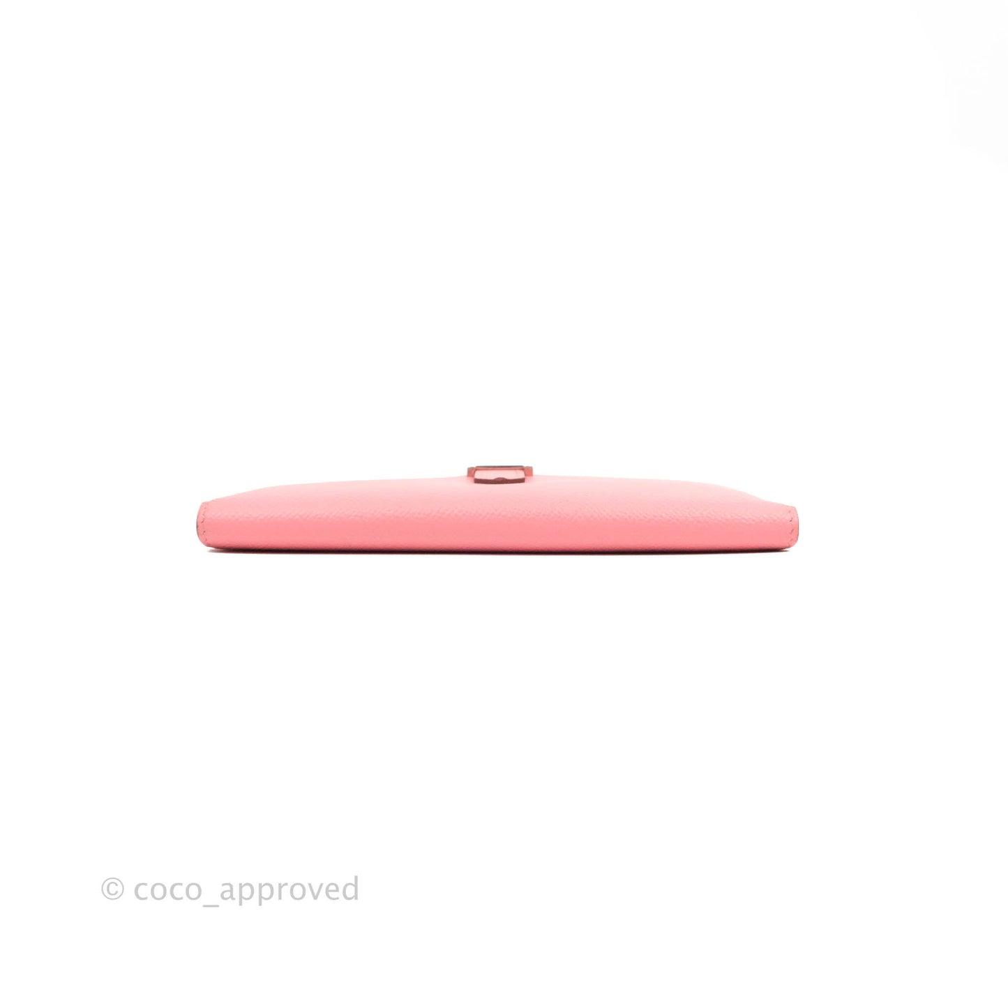 Hermès Bearn Wallet Epsom Pink Palladium Hardware