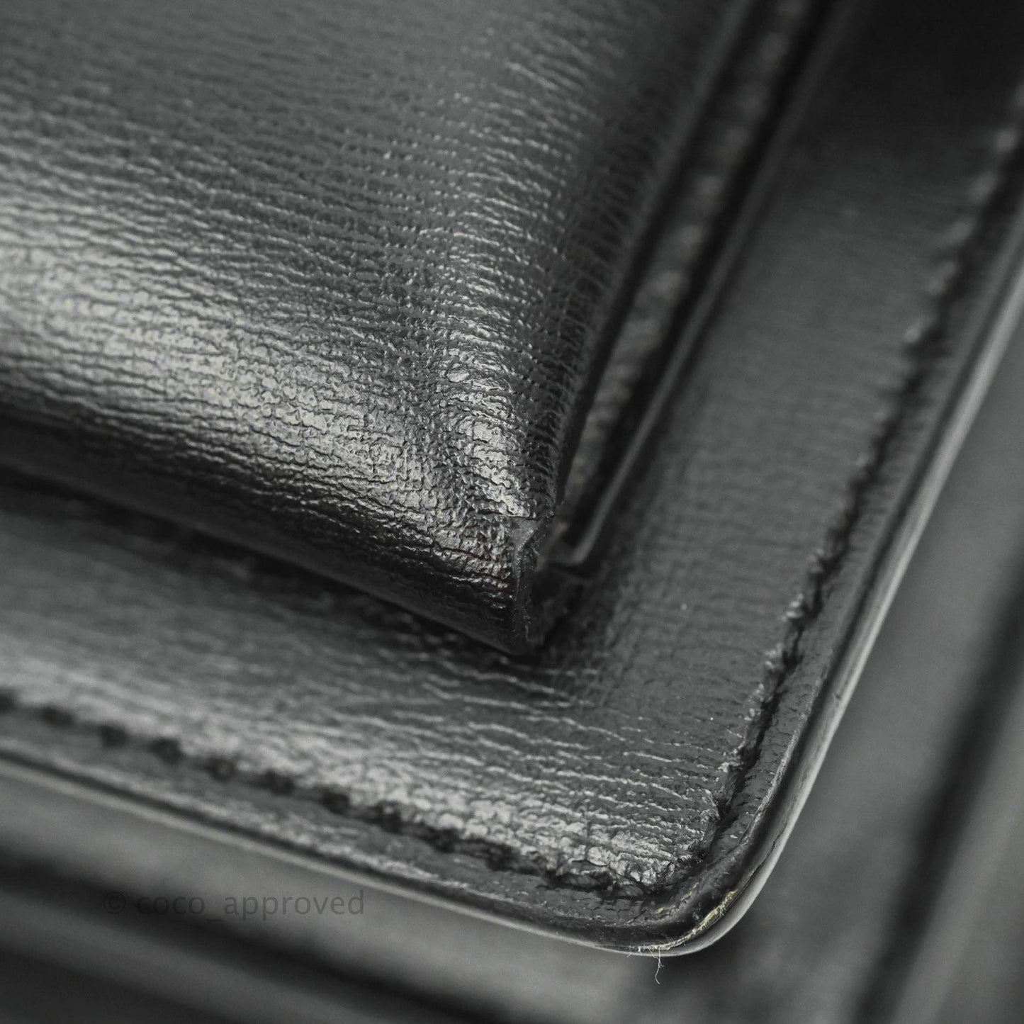 Saint Laurent Sunset Medium Black Calfskin Silver Hardware