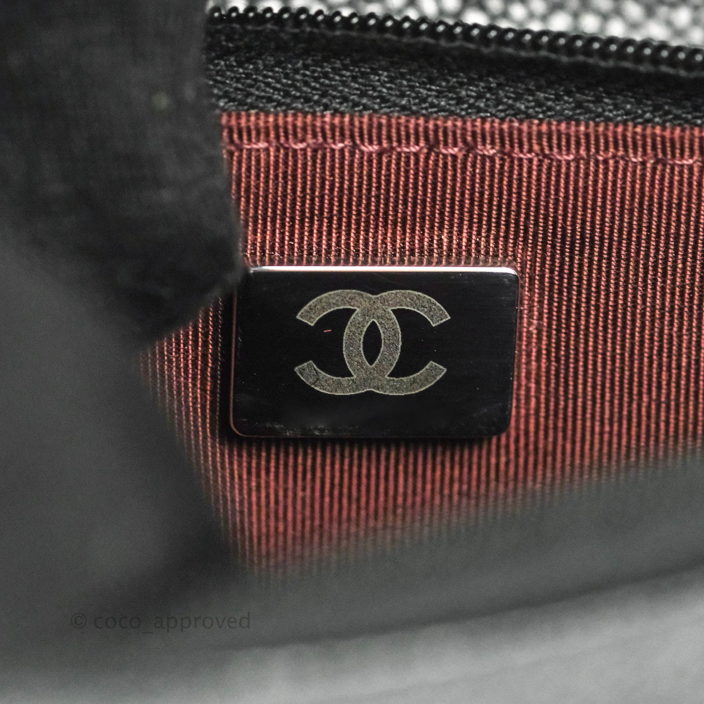 Chanel Quilted Classic WOC Black Caviar Silver Hardware