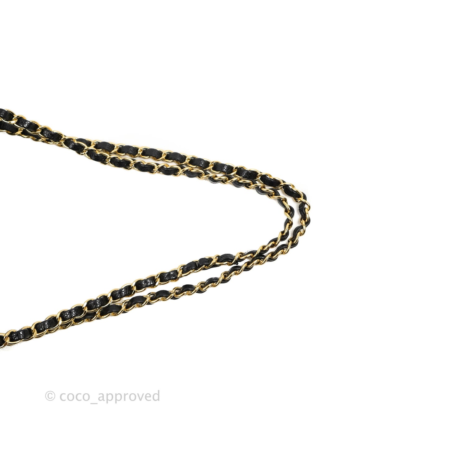 Chanel Classic M/L Medium Double Flap Black Caviar Gold Hardware