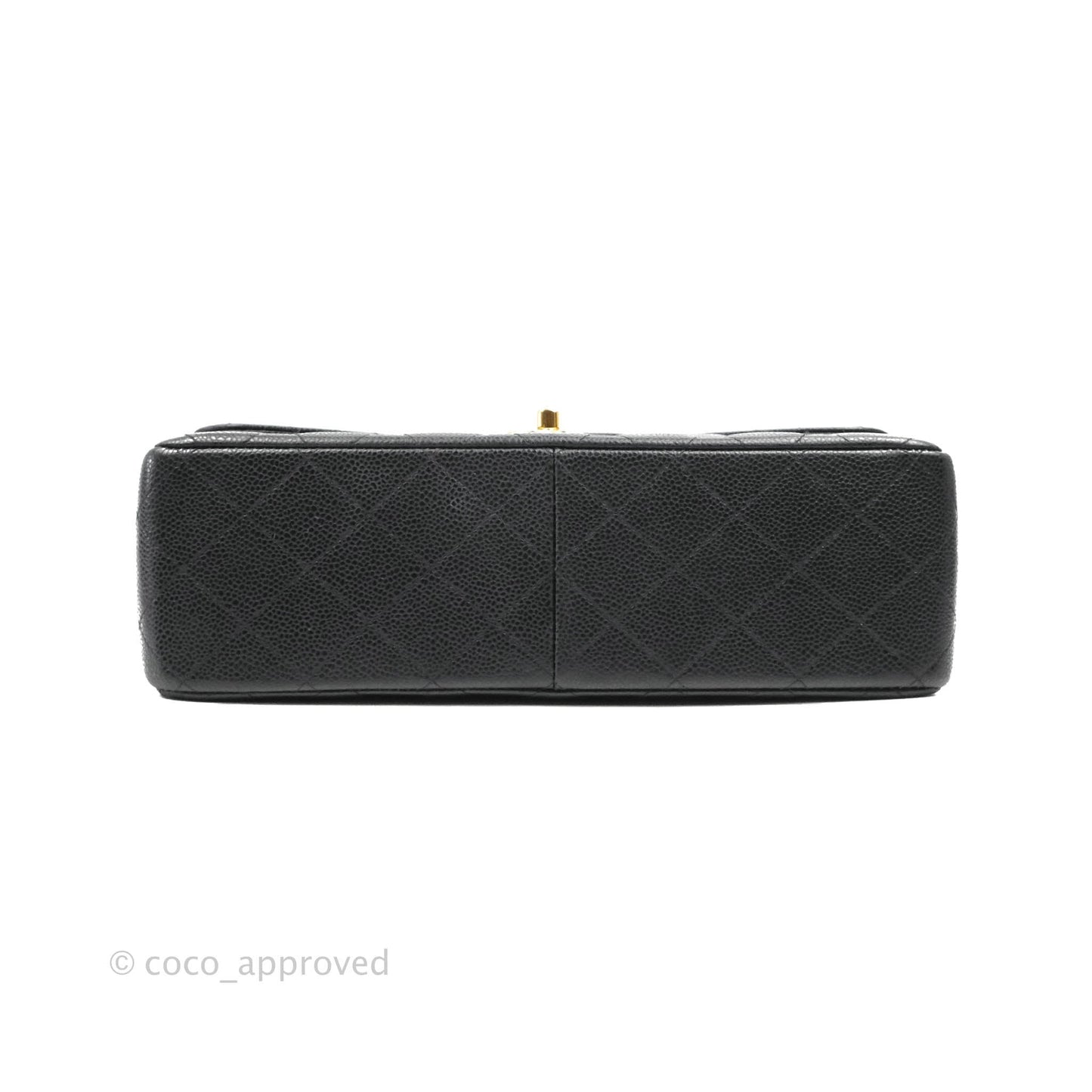 Chanel Jumbo Double Flap Black Caviar Gold Hardware⁣⁣