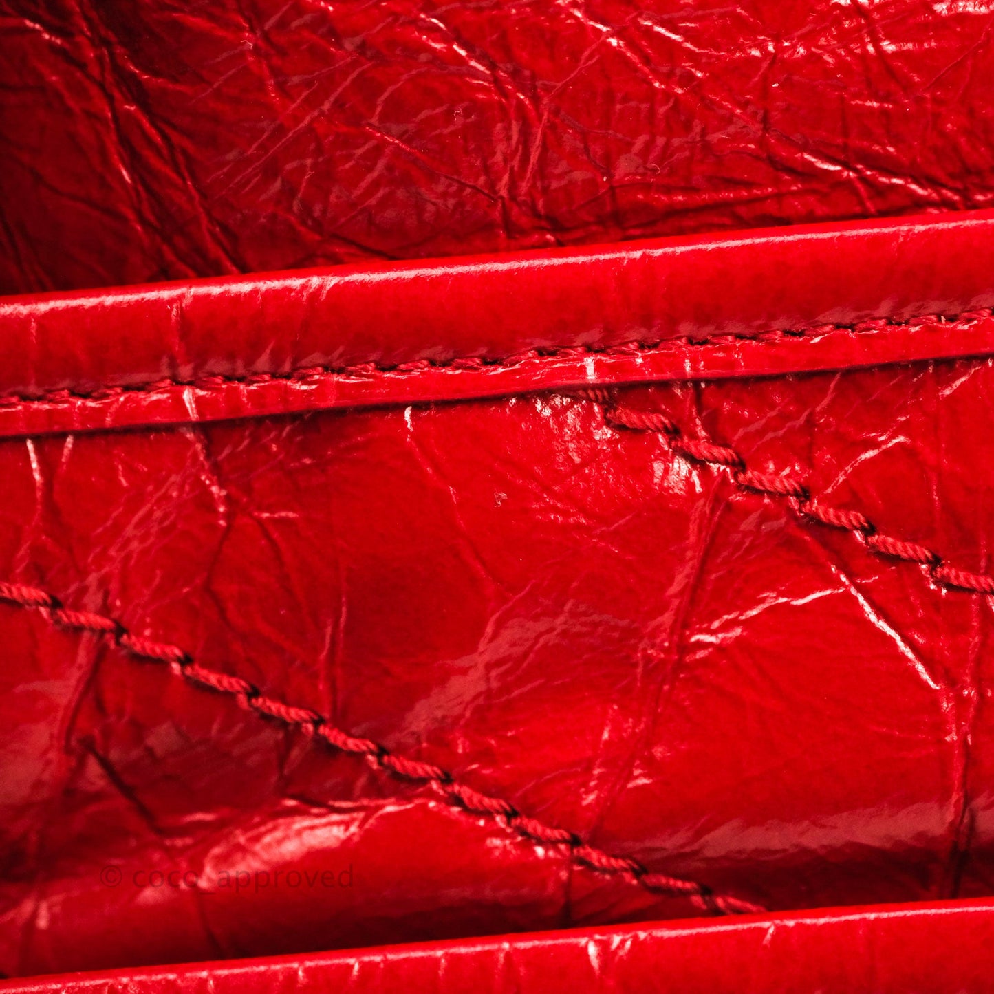 Saint Laurent Medium Crinkled Calfskin Matelasse Monogram Niki Chain Satchel Red Ruthenium Hardware