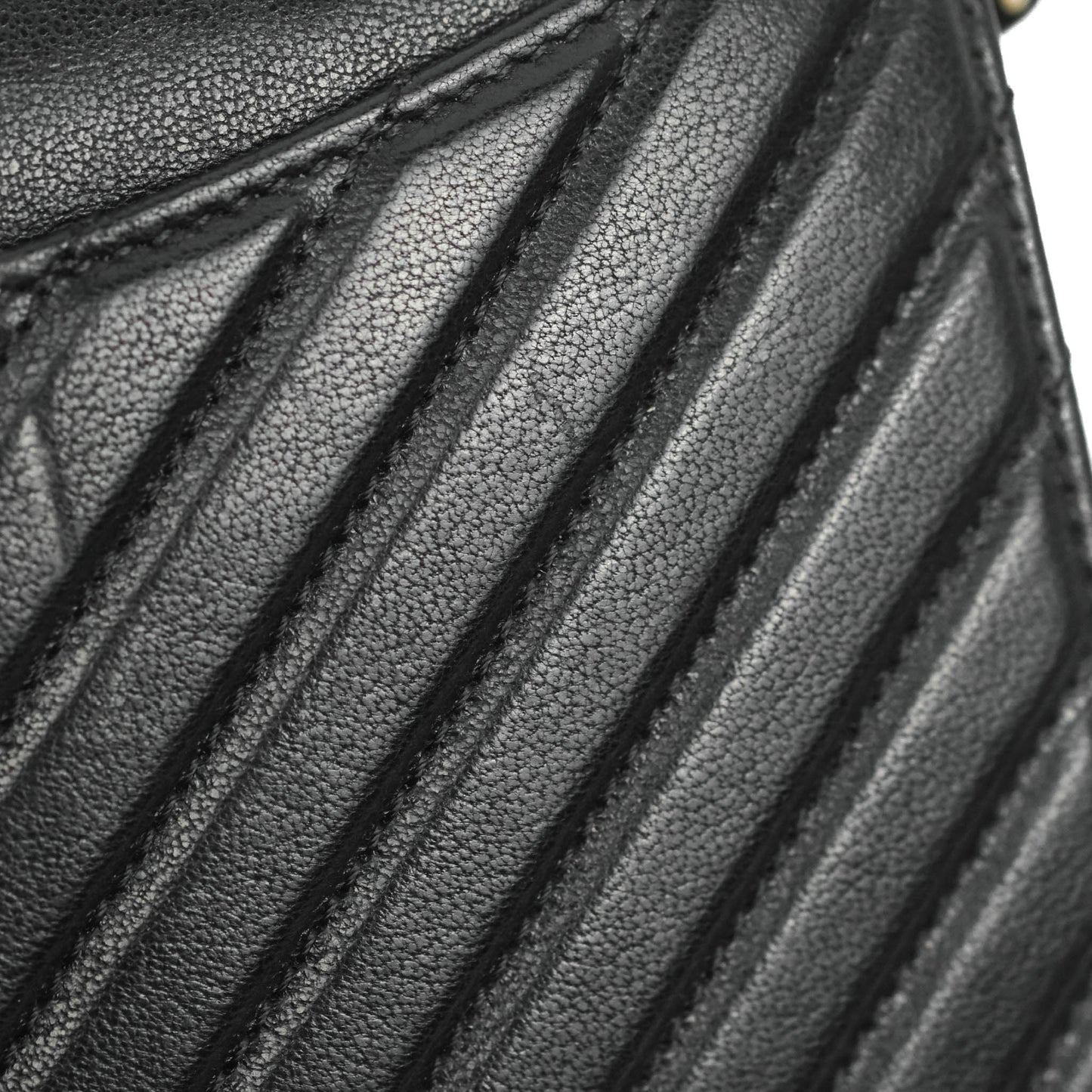 Chanel Mini Collar and Tie Flap Bag Chevron Sheepskin Aged Gold Hardware