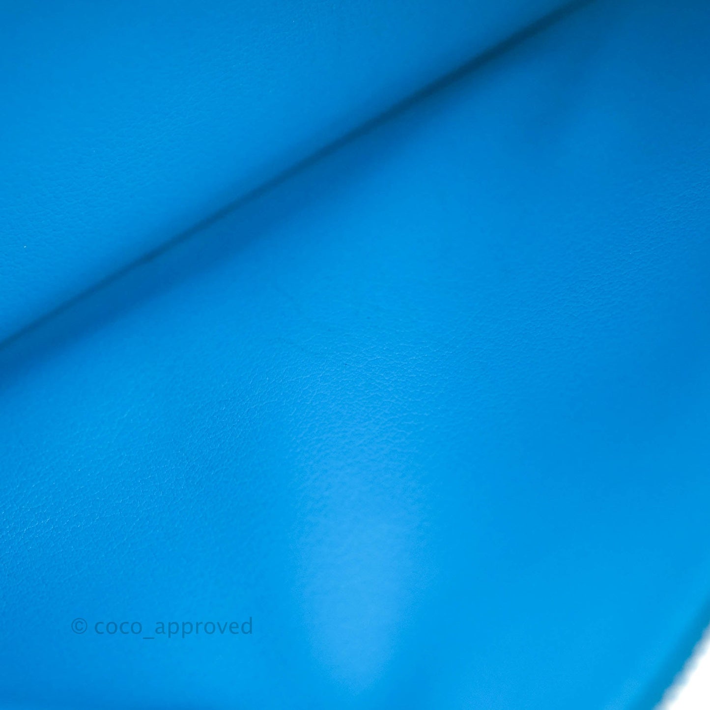 Hermès Jige Duo Wallet Bleu Zanzibar Swift