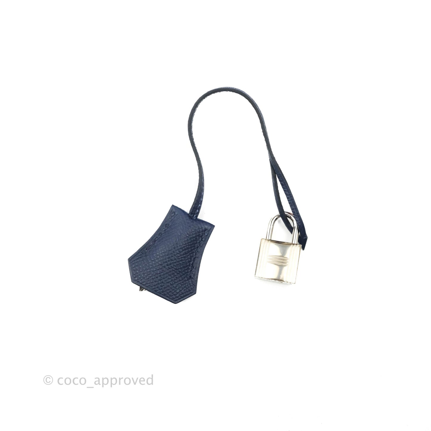 Hermès Kelly 28 Blue Epsom Palladium Hardware "Letter" Collection Limited Edition