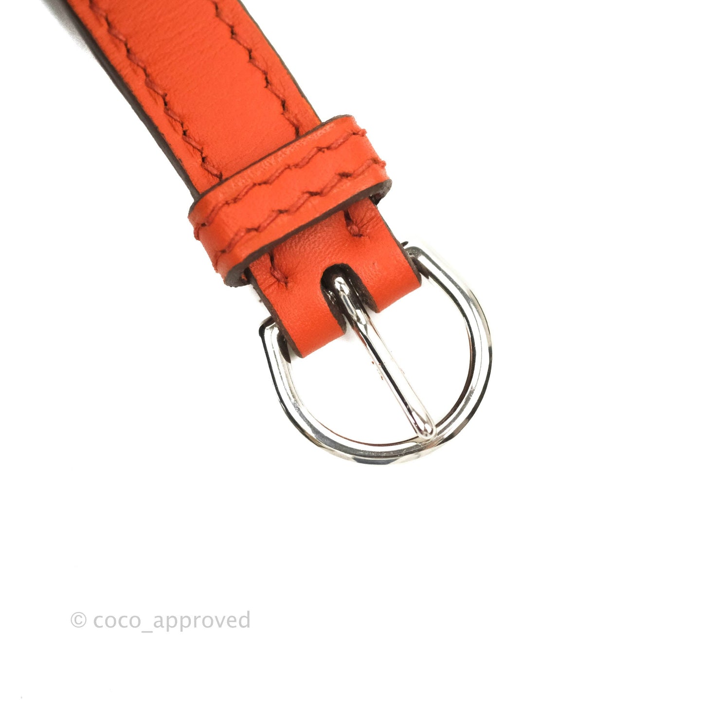Hermès 24/24 21 Mini Terre Battue Palladium Hardware