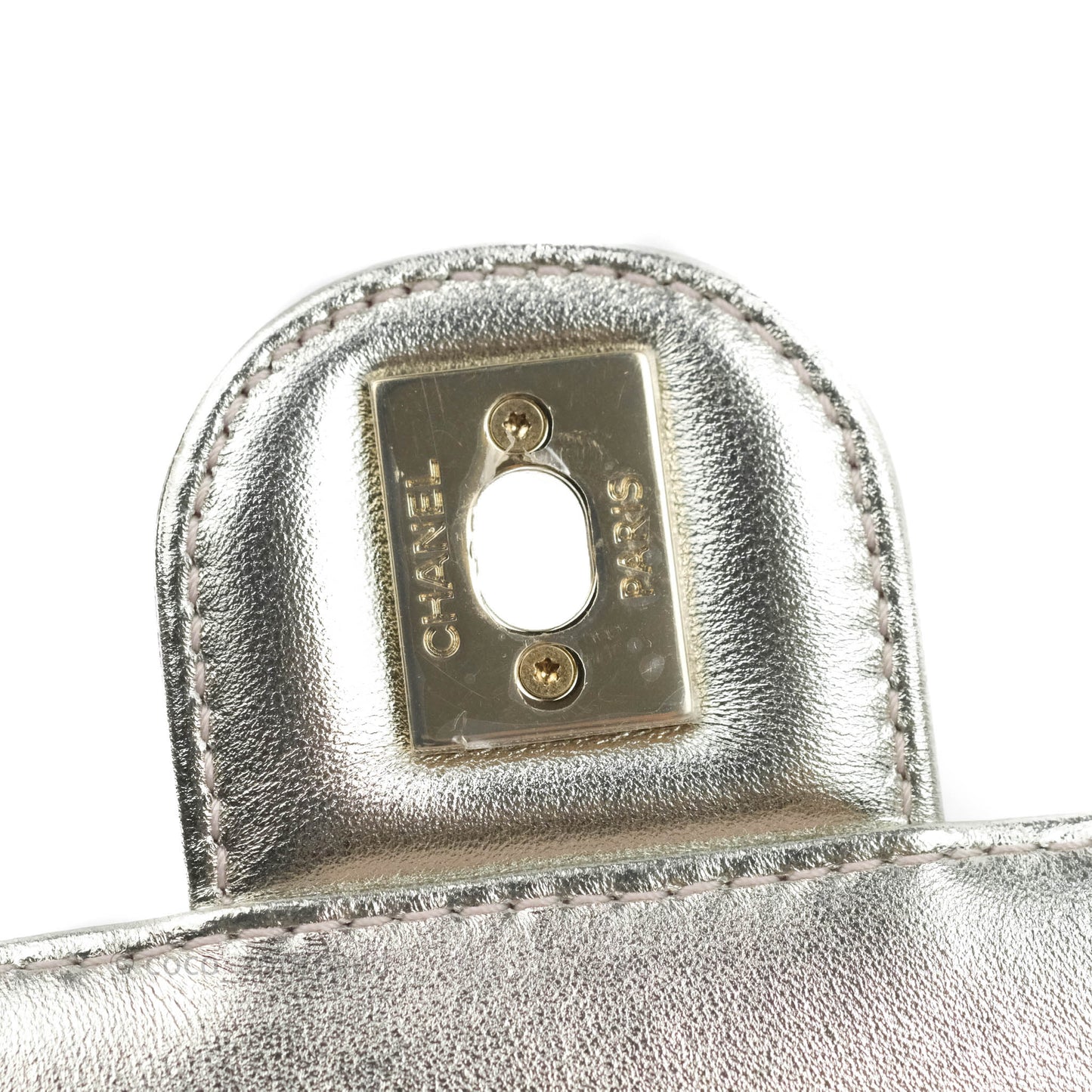 Chanel Quilted Small Like The Wallet Flap Metallic Pink Silver Light Gold Hardware 22C