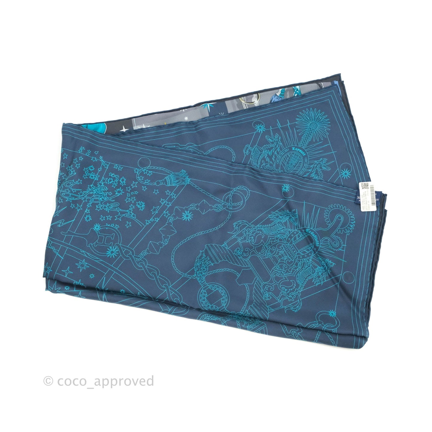 Hermès C'est la Fete Double Face Scarf 90
