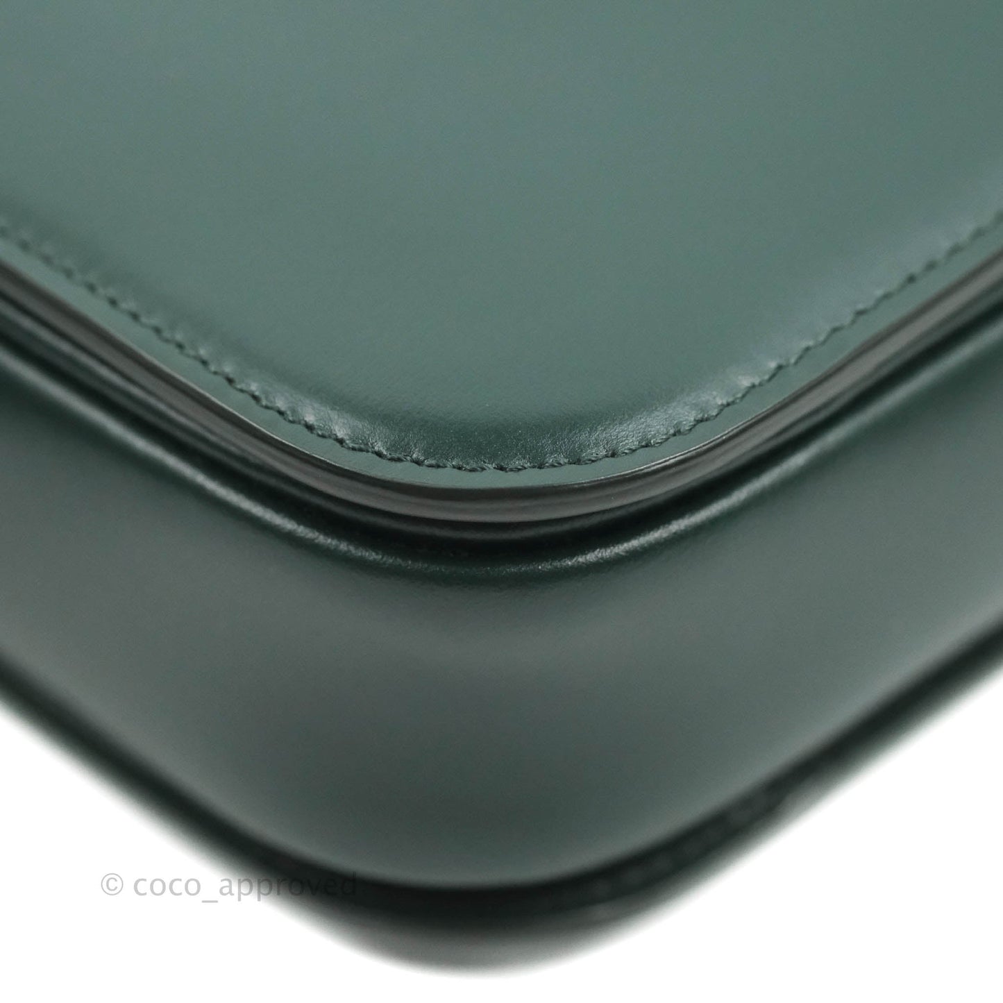 Celine Medium Triomphe Shiny Calfskin Amazone Green