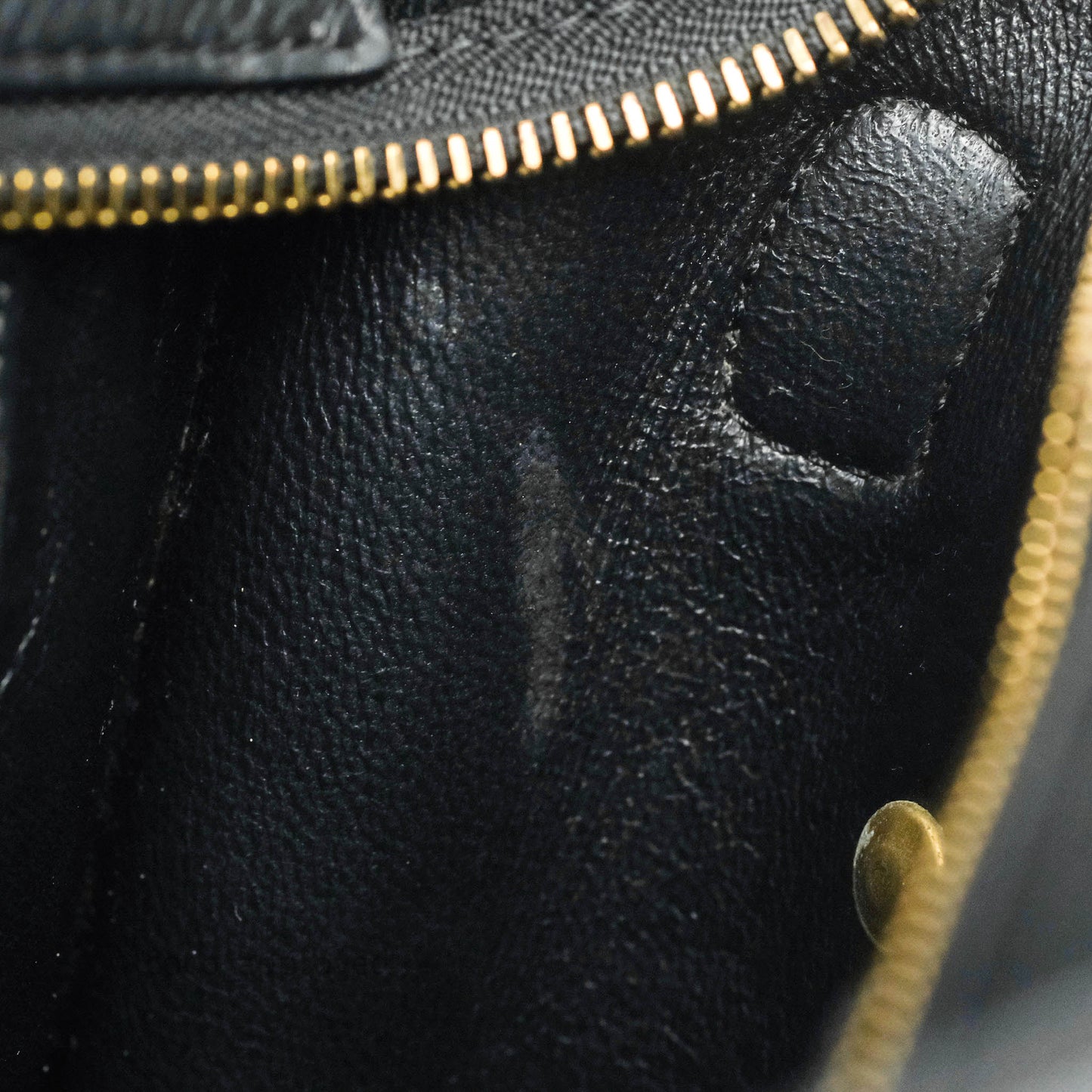 Celine Micro Luggage Bag Navy/Beige/Black Calfskin