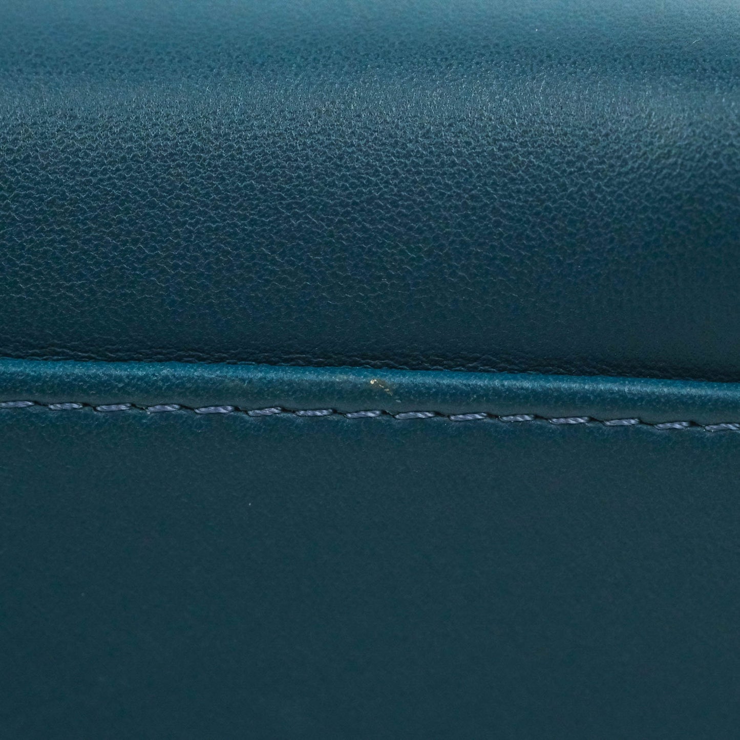 Fendi Nappa Mini Peekaboo Bag Peacock Blue