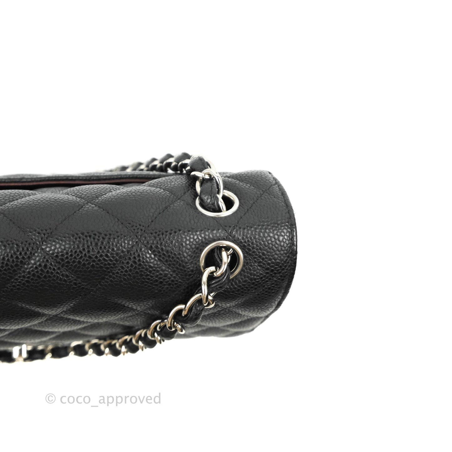 Chanel Jumbo Double Flap Black Caviar Silver Hardware⁣⁣