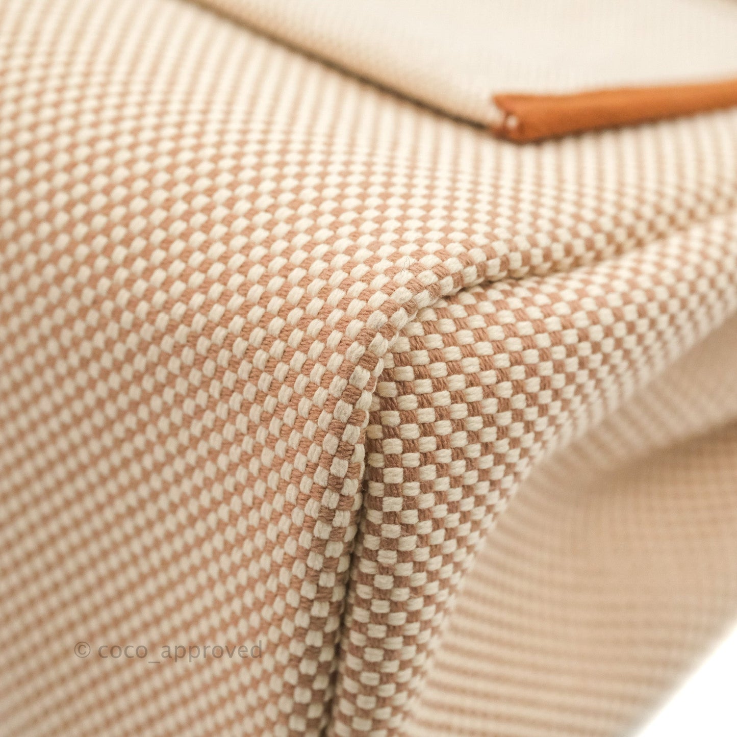 Hermès Herbag Zip 31 Retourne Criss Viking Ecru-Beige/Fauve Canvas Gold Hardware