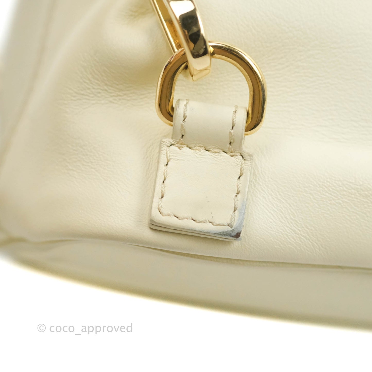 Chloé Mini Faye Backpack Ivory White Calfskin