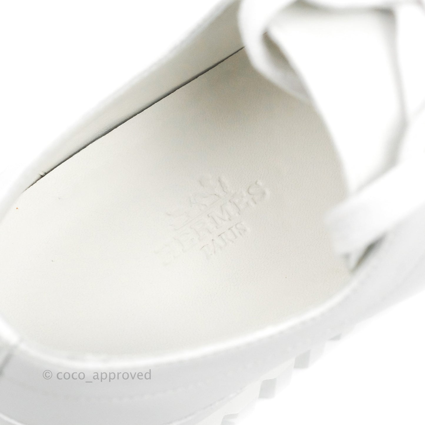 Hermès Cross Sneakers in White Size 36