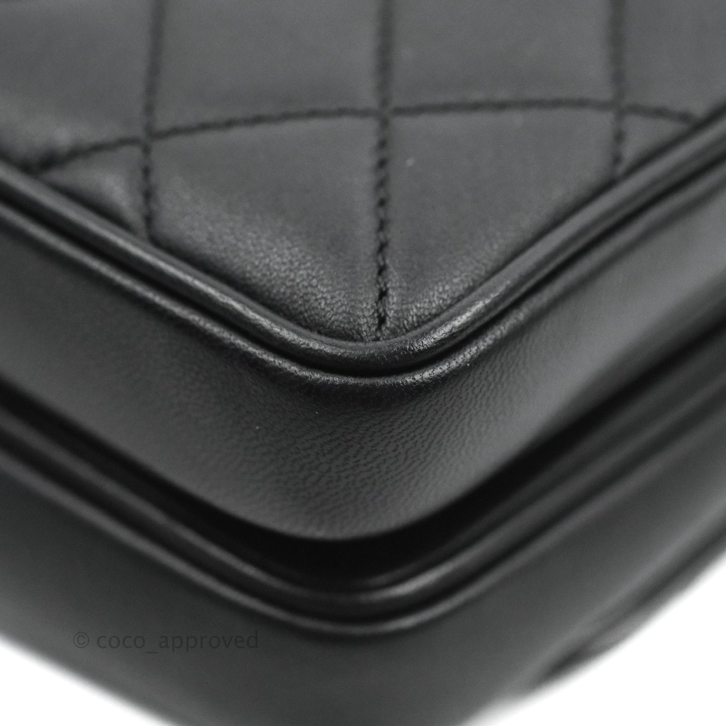Chanel Quilted Small Citizen Chic Flap Black Lambskin Gold Hardware