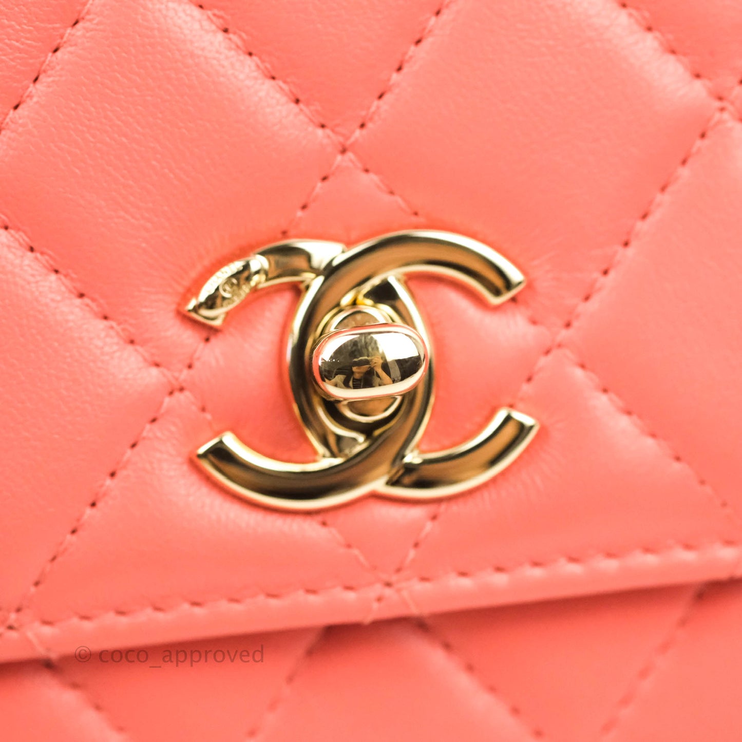Chanel Trendy CC WOC Pink Lambskin Gold Hardware
